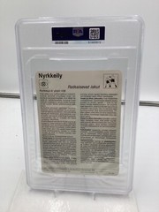 1979 Sportcaster Finnish #1393 Muhammad Ali PSA 4