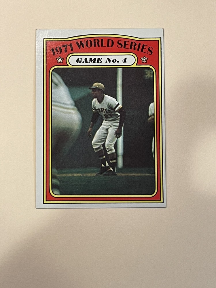 DCC: 1972 Topps World Series Game 4 #226 Roberto Clemente VG-EX Pirates HOF