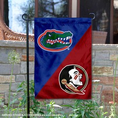 Florida Gators House Divided Garden Flag and Yard Banner