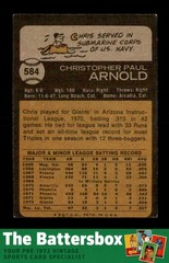 1973 Topps #584 Chris Arnold VG/VGEX X3785383