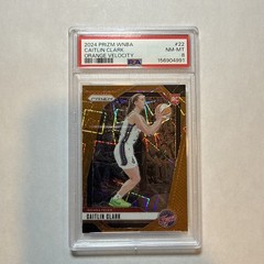 2024 Panini Prizm WNBA – Caitlin Clark #22 Orange Velocity Prizm (RC)