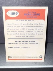 2023 Audric Estime Bowman U Chrome 1955 Retro Card Notre Dame Fighting Irish