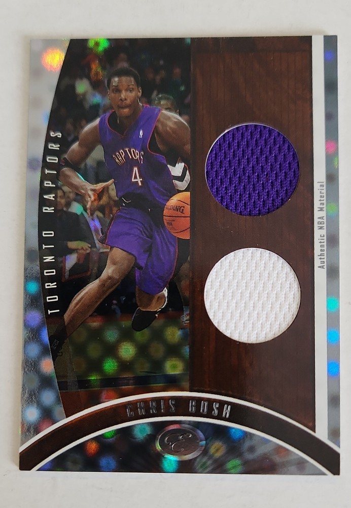 2006-07 Bowman Elevation-Executive Level Dual Relics Chris Bosh #ELDR-CB/99(MEM)
