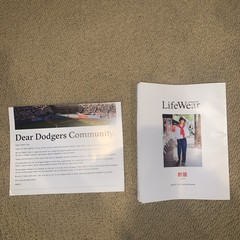 LA Dodgers, Father’s Day UNIQLO T-Shirt (Md) & Clear Tote Bag, 06/21/2026 SGA