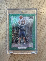 Jordan Hawkins 2023-24 Panini Prizm Deca #198 Green Shimmer Prizm /12 Rookie