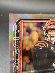 2025 Topps Chrome Joe Burrow Silver Refractor No. 61 NFL Bengals 🔥