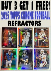 2025 Topps Chrome Football REFRACTORS ONLY (BUY 3 GET 1 FREE) You Pick/Choose