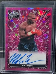 2026 Leaf Ring Kings Mike Tyson Auto Autograph Metal Crystal Pink #d /7