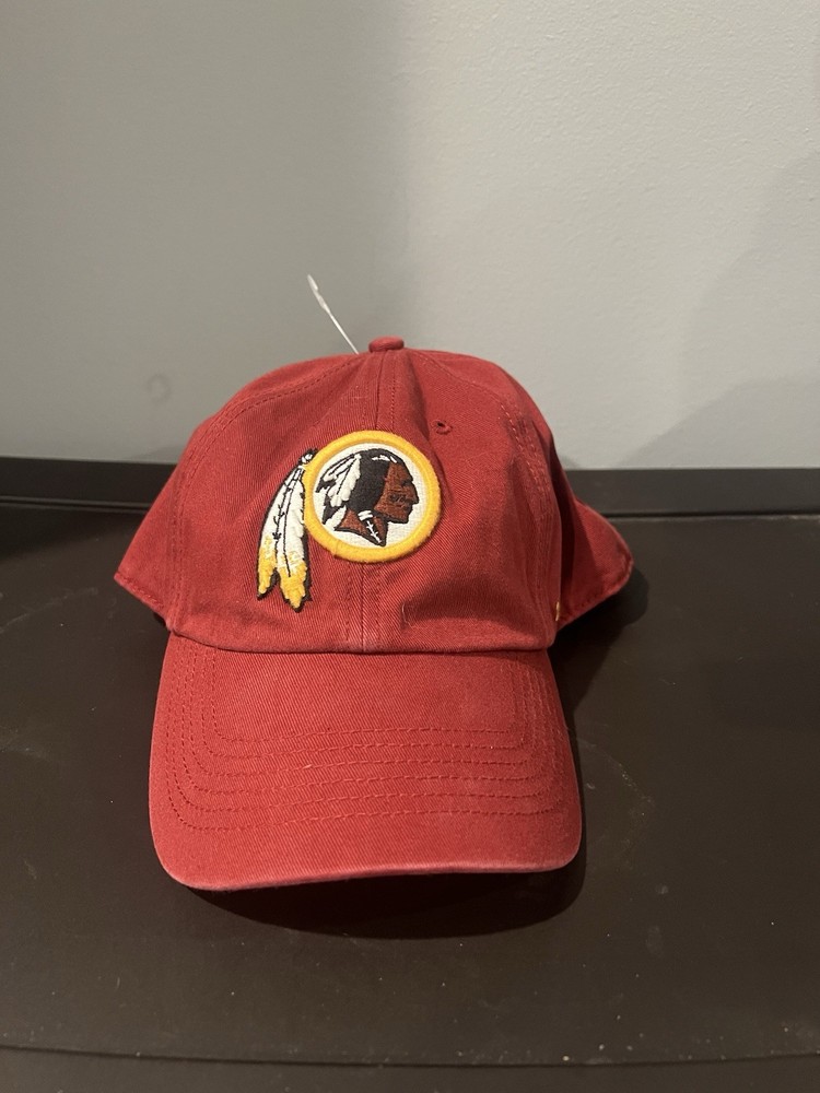 Washington Redskins NFL Burgundy Adjustable Strapback Hat Cap Green Underbrim