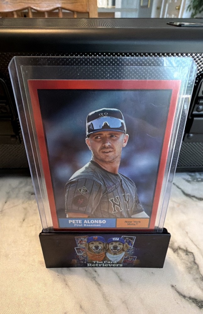 2024 Topps Archives – 1961 Topps Pete Alonso #18 Red Hot Foilboard /50