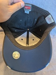 Los Angeles Dodgers Cap Hat Men Men XL Gray Blue Script Nike MLB Logo T-7