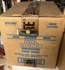 1990 91 Score Hockey Factory Sealed Case 20 Box UnOpened Boxes Jagr PSA 10 Rc🔥