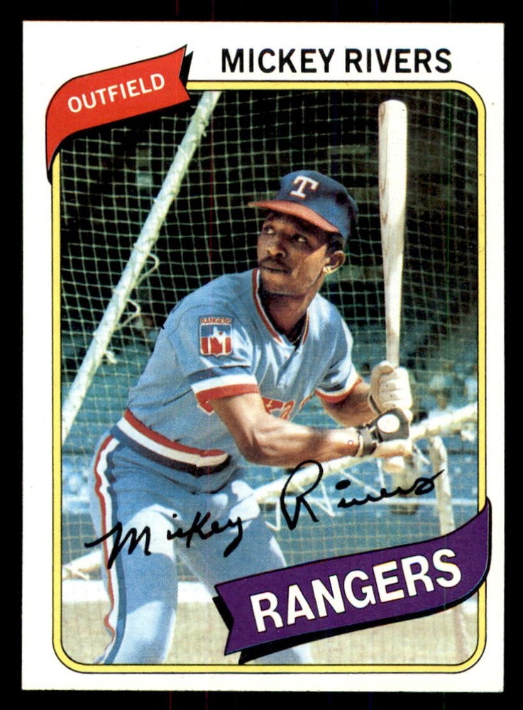 1980 Topps – Mickey Rivers #485 NM/MT