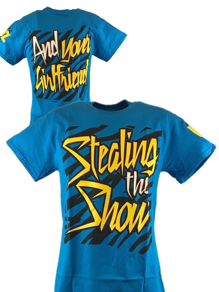 Dolph Ziggler Blue Stealing the Show And Your Girlfriend Mens T-shirt