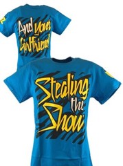 Dolph Ziggler Blue Stealing the Show And Your Girlfriend Mens T-shirt