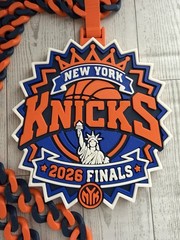 New York Knicks Fan art Finals 2026 Inspired Hype Chain W/Cuban Link Chain