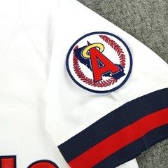 Mike Trout California Angels Men&rsquo;s Cooperstown Home White Throwback Jersey