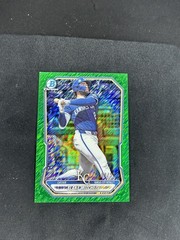BLAKE MITCHELL 2025 Bowman Draft Chrome #BDC-160 Green Shimmer Refractor /99