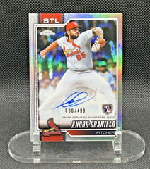 2026 Topps Chrome Andre Granillo RC Auto Refractor /499 #RA-AGR Cardinals