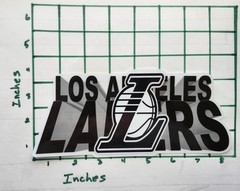 LOS ANGELES LAKERS Sticker/Decal