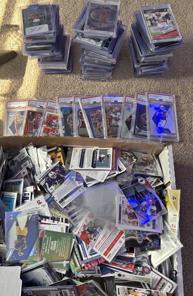 100 Card Mystery Box Sports Cards NFL NBA MLB Random Cards Rare Vintage RC Etc