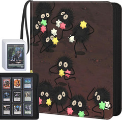 Top Loader Binder, 9-Pocket Trading Card Album, Holds 360 Top Loaders | Fits 3 X