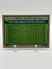 1977 Topps Johnny Bench 1976 World Series #412 Reds/Yankees *READ*