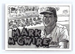 2025 Topps Shoebox Treasures Andy Friedman Grayscale #79 Mark McGwire /75 EX