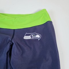 Seahawks Leggings Seattle Womens XS Green Blue Spellout NFL Football Sports