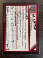 2007 Bowman Chrome CC Sabathia #97 REFRACTOR Cleveland Indians