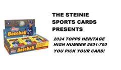 CHEAPEST 2024 Topps Heritage High Number RC & VETS #501-700 YOU PICK YOUR CARD