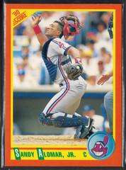 1990 Score ~ Sandy Alomar Jr 18T Rookie *Free Same Day Ship **BOGO
