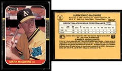 1987 Donruss Mark Mcgwire #46 Rated Rookie