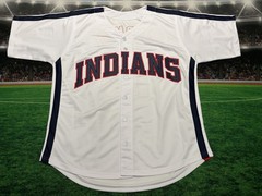 Sandy Alomar JR Signed Auto Custom Cleveland Indians Jersey W/COA SWAU