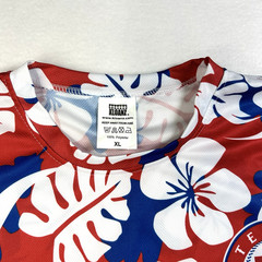 Mens Texas Rangers Shirt XL Hawaiian Tropical Fox Sports Baseball Kloanz AOP