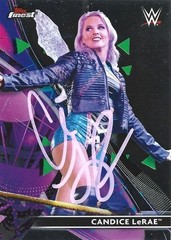 Candice Larae Autographed 2021 Topps Finest WWE Pro Wrestling Trading Card
