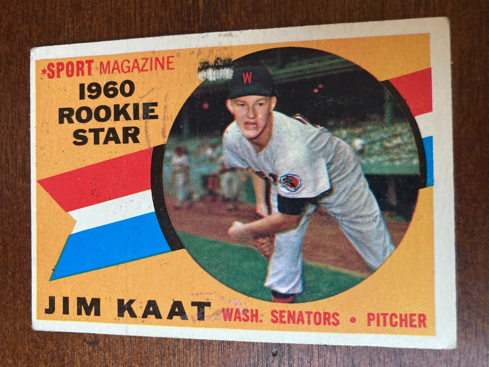 1960 Topps Jim Kaat Rookie