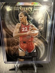 2025 Panini Select WNBA A&rsquo;ja Wilson Premier Silver Party Prizm #131 Aces MVP