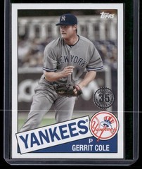 2020 Topps #85TB-18 Gerrit Cole 1985 Topps Baseball 35th Anniversary Yankees