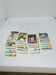 1991-92 TOPPS HOCKEY, TEAM SCORING LEADERS COMPLETE INSERT SET, CARDS 1-21, NRMT