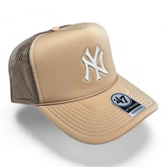 &rsquo;47 Brand New York Yankees Trucker Snapback Baseball Hat Cap Sand – OSFM _A4