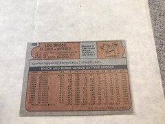 1972 Topps Lou Brock #200 St. Louis Cardinals VG-EX+