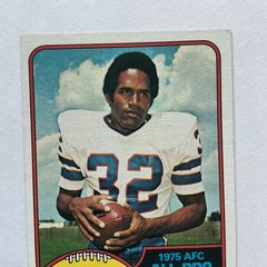 O.J. Simpson 1976 Topps #300 Buffalo Bills EXMT