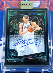 Dirk Nowitzki 2024 Panini The National 1/1 Auto Platinum VIP Diamond #DN