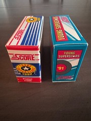 1990 & 91 SCORE Hockey Young Superstars Unopened Sets (2) Lindros Fedorov Sakic!