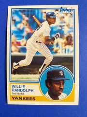 Willie Randolph 1983 Topps #140 New York Yankees NM++ FREE DELIVERY