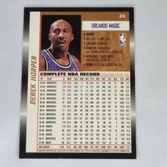 1998-1999 Topps NBA Basketball #24 Derek Harper Orlando Magic Guard