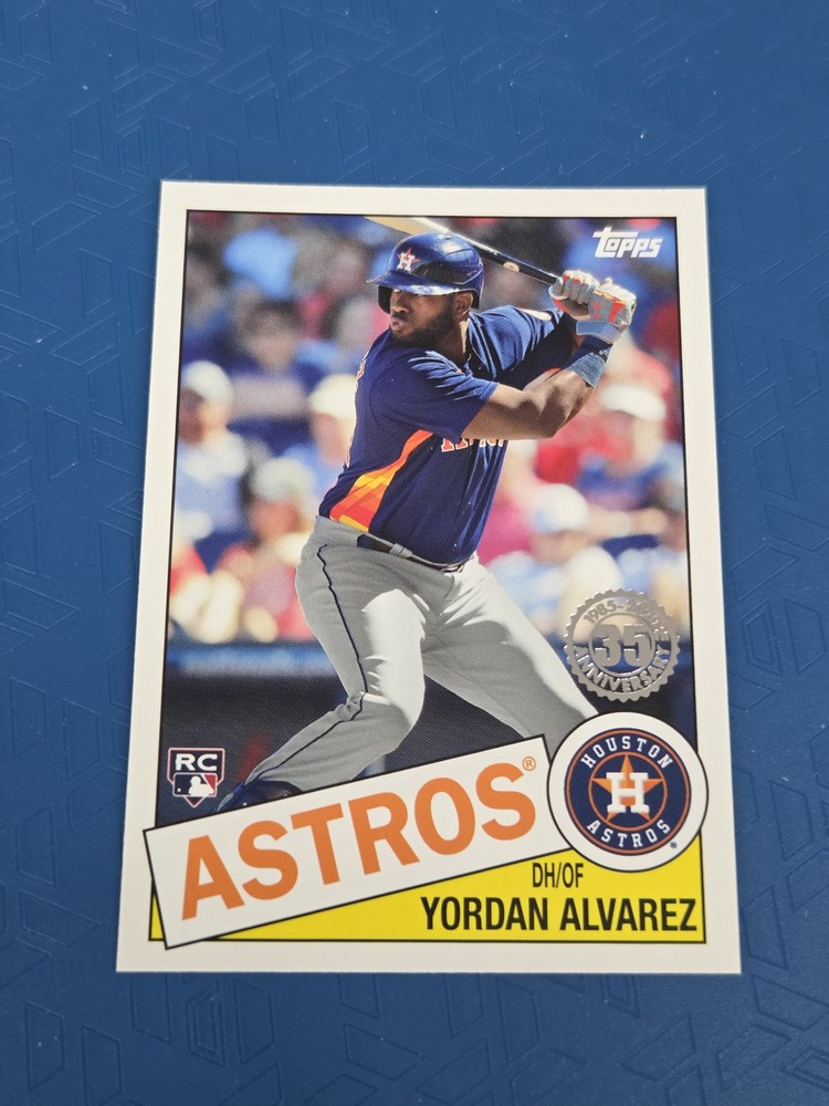 2020 Topps 1985 35th Anniversary RC #85TB-18 Yordan Alvarez BASEBALL Card D4