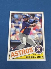 2020 Topps 1985 35th Anniversary RC #85TB-18 Yordan Alvarez BASEBALL Card D4
