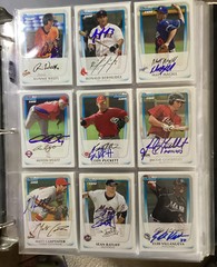2011 BOWMAN PROSPECTS SIGNED AUTOGRAPHED ROOKIE BASEBALL CARDS